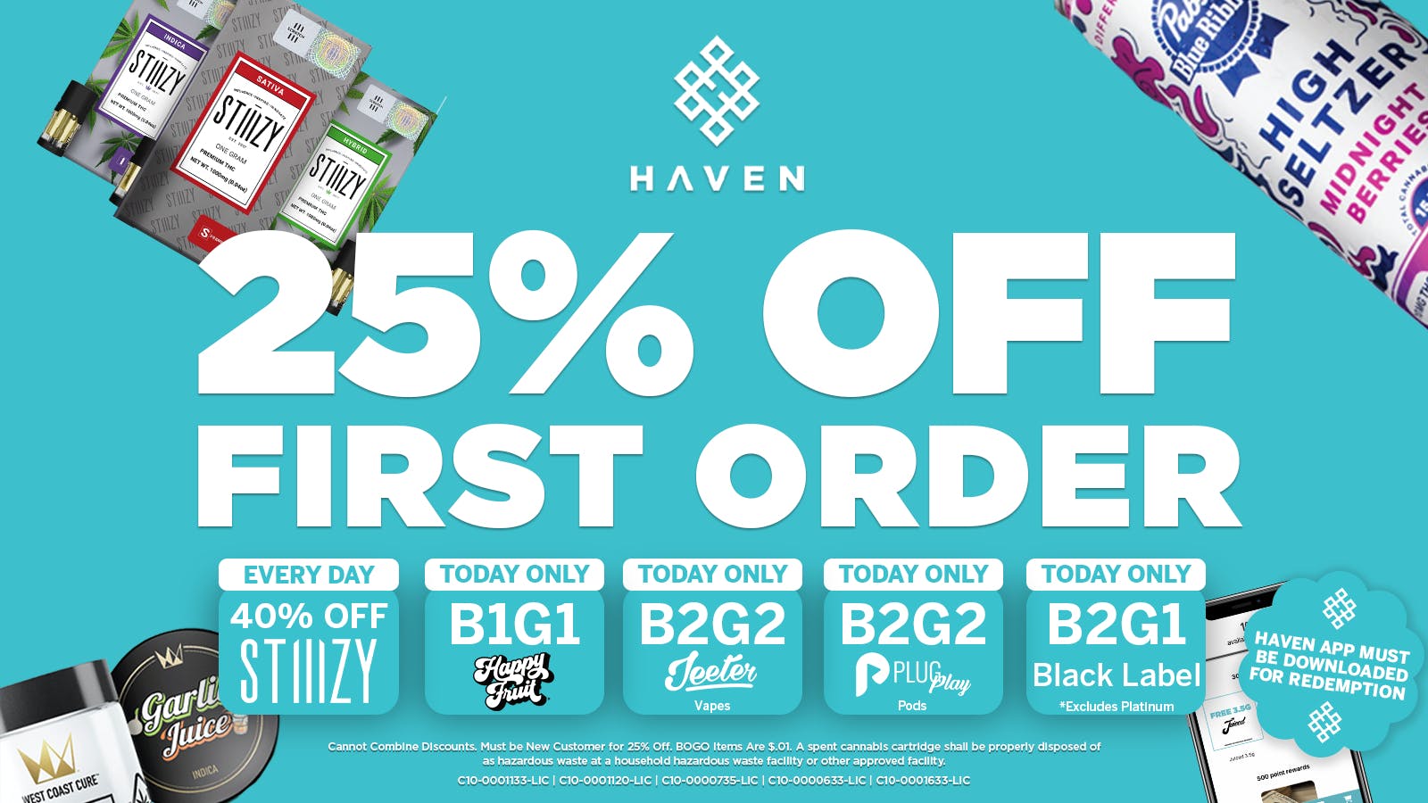 HAVEN Cannabis Marijuana and Weed Dispensary - Los Alamitos 25% Off 1st Order + Daily Deals