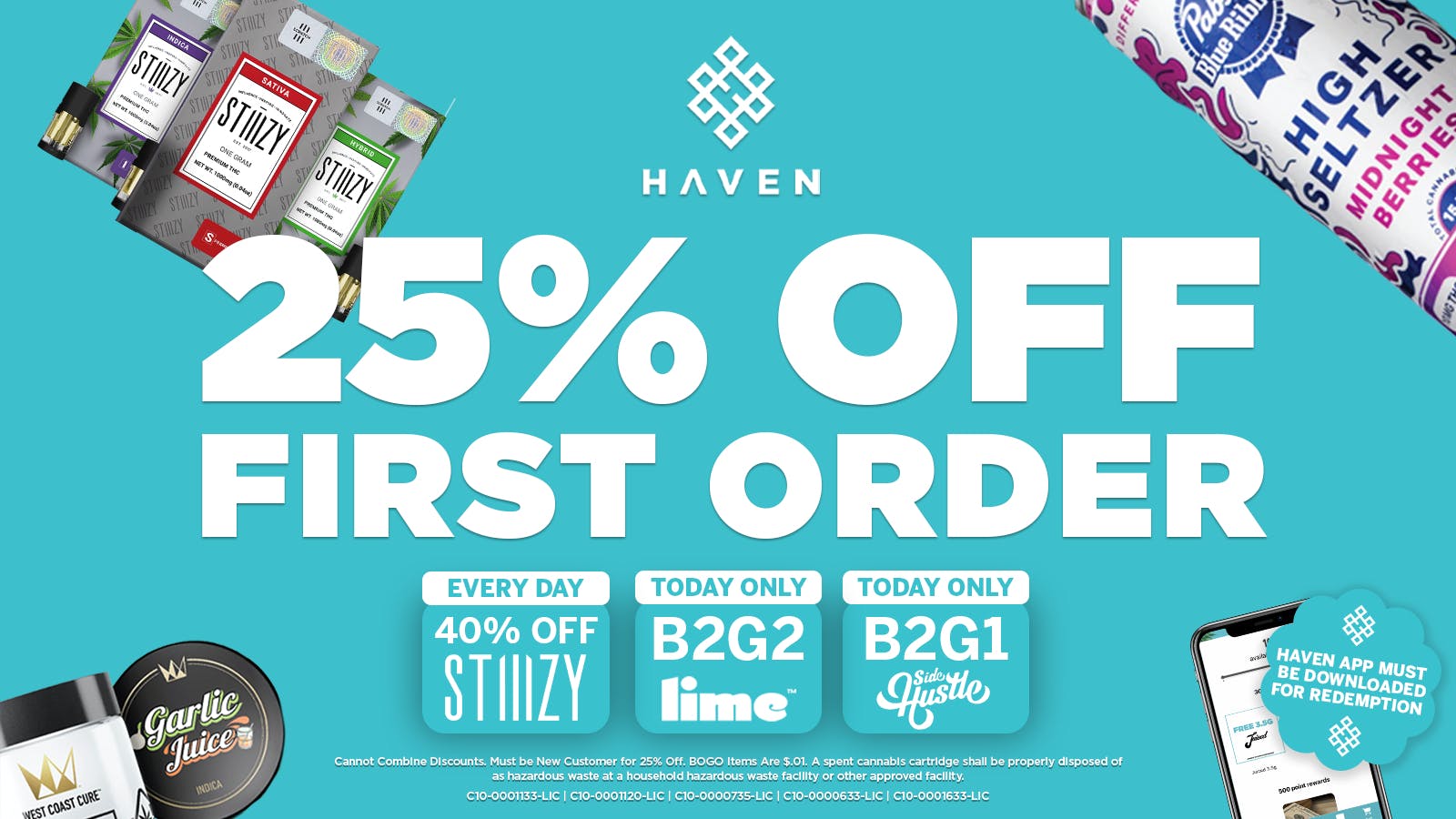 HAVEN Cannabis Marijuana and Weed Dispensary - Los Alamitos 25% Off 1st Order + Daily Deals