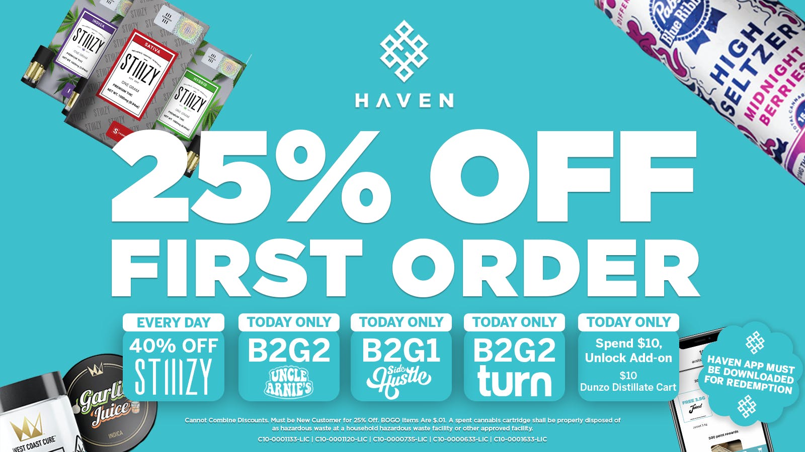 HAVEN Cannabis Marijuana and Weed Dispensary - Porterville 25% Off 1st Order + Daily Deals