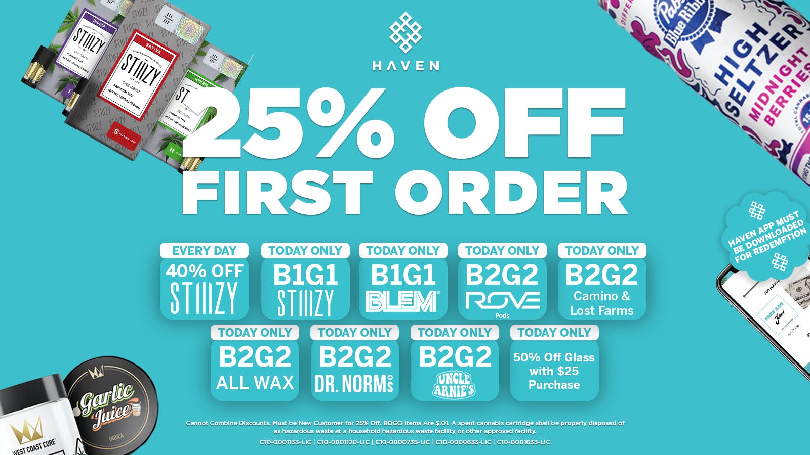 HAVEN Cannabis Marijuana and Weed Dispensary - Los Alamitos 25% Off 1st Order + Daily Deals