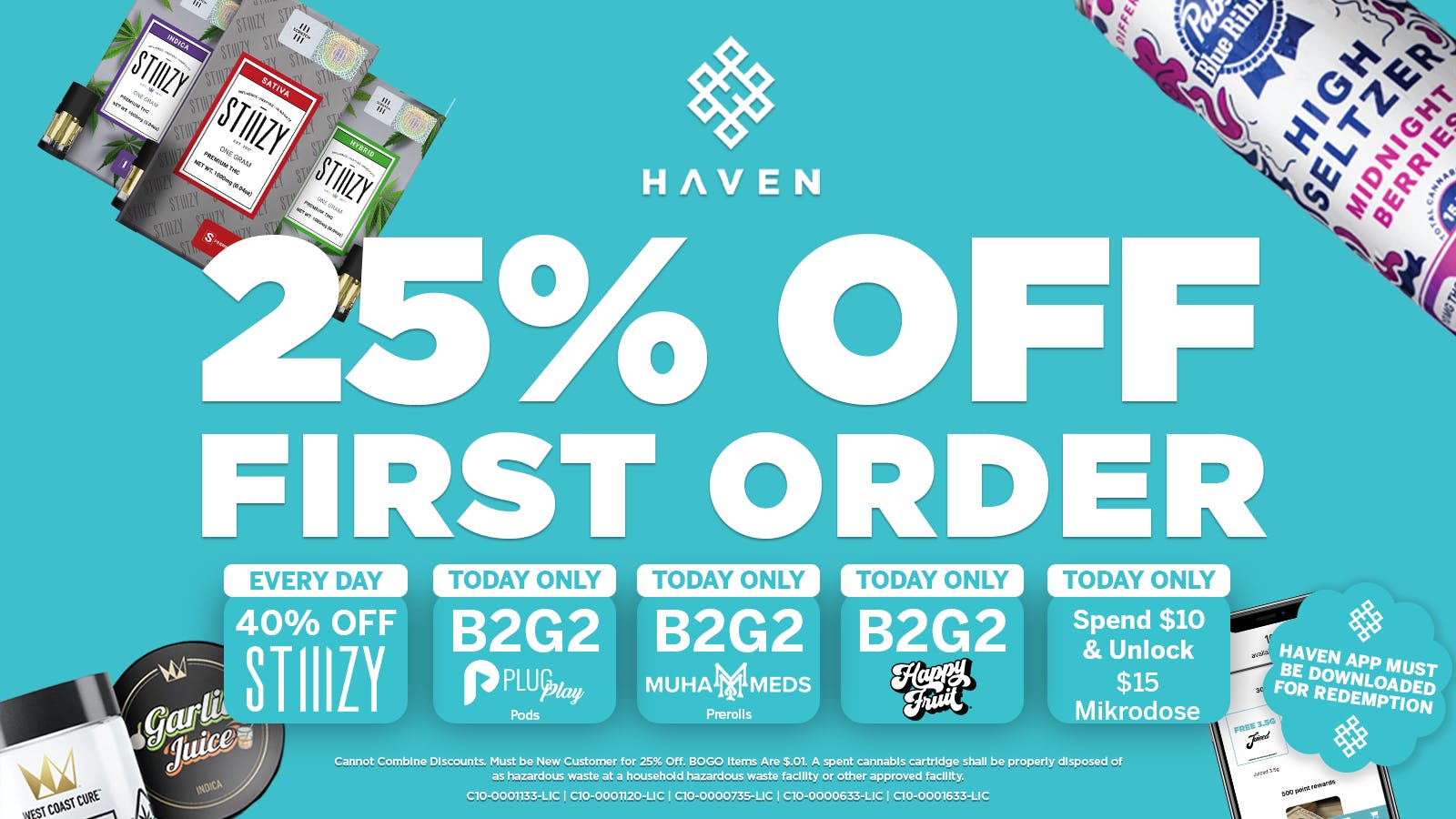 HAVEN Cannabis Marijuana and Weed Dispensary - Los Alamitos 25% Off 1st Order + Daily Deals
