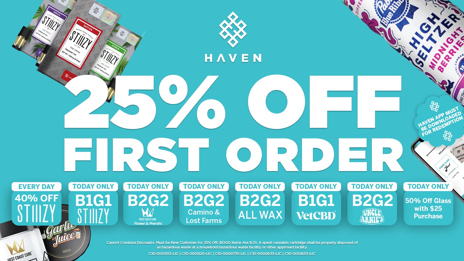 HAVEN Cannabis Marijuana and Weed Dispensary - Los Alamitos 25% Off 1st Order + Daily Deals
