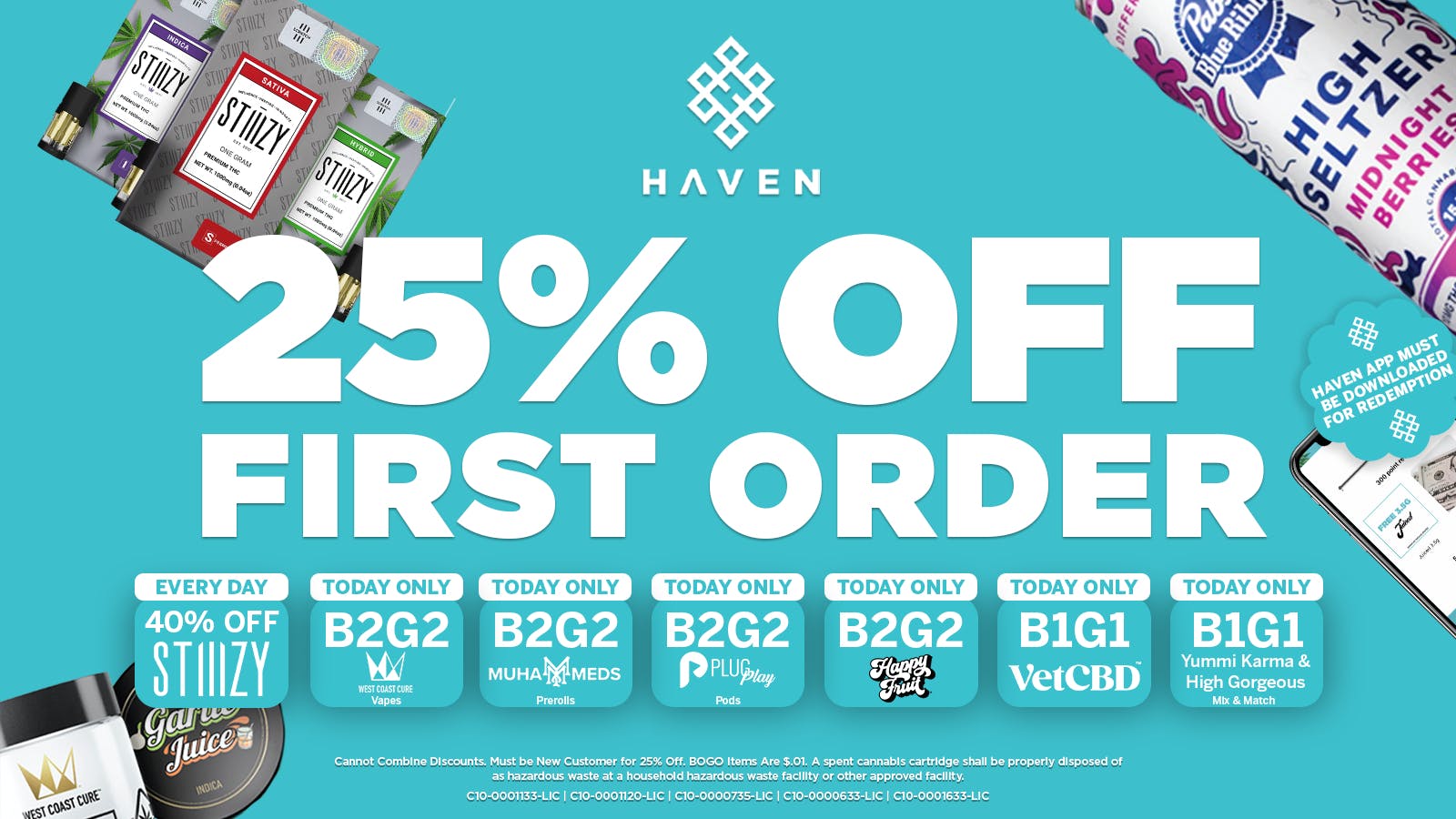 HAVEN Cannabis Marijuana and Weed Dispensary - Porterville 25% Off 1st Order + Daily Deals