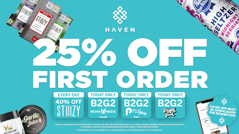 HAVEN Cannabis Marijuana and Weed Dispensary - Porterville 25% Off 1st Order + Daily Deals