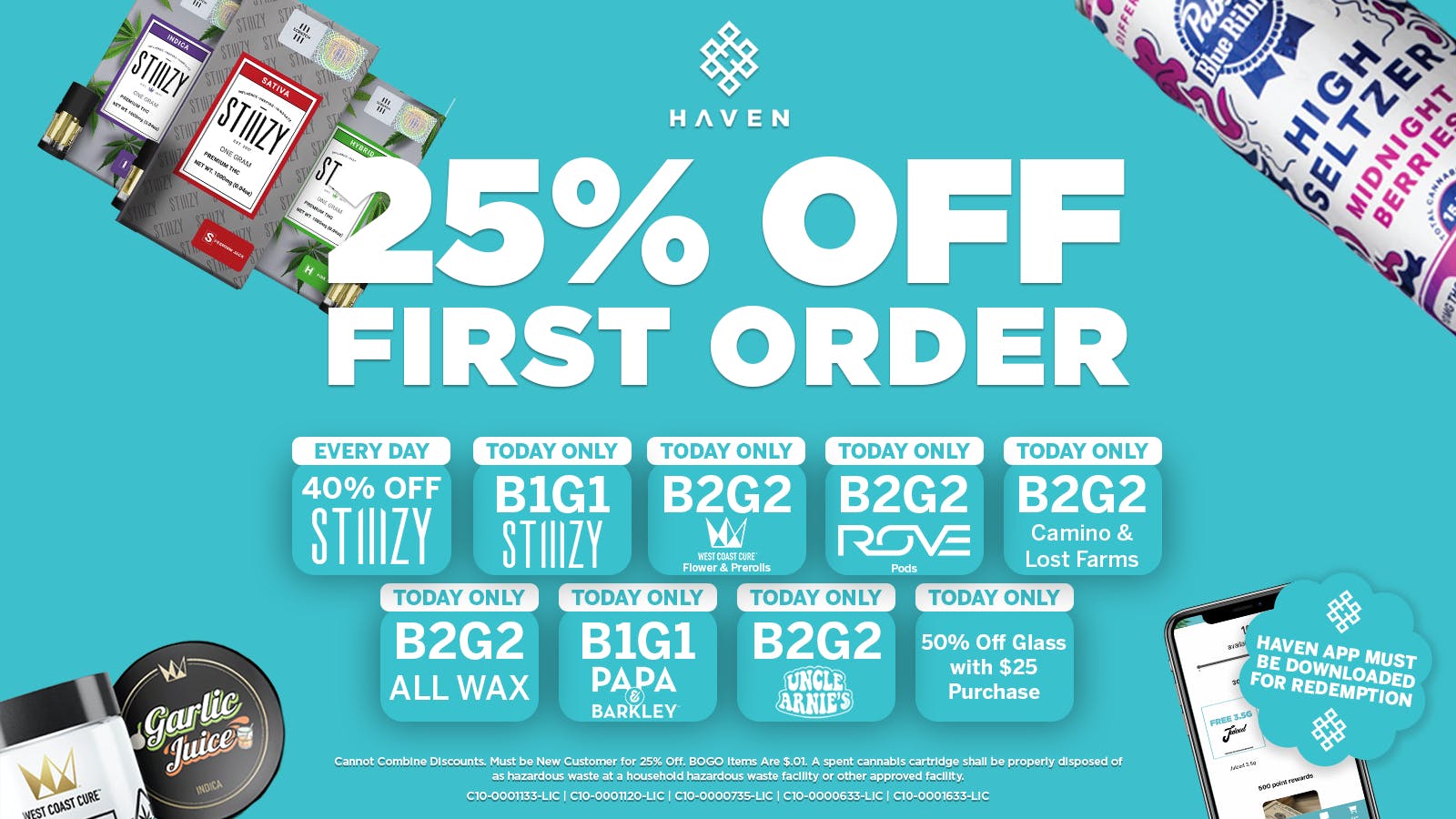 HAVEN Cannabis Marijuana and Weed Dispensary - Porterville 25% Off 1st Order + Daily Deals