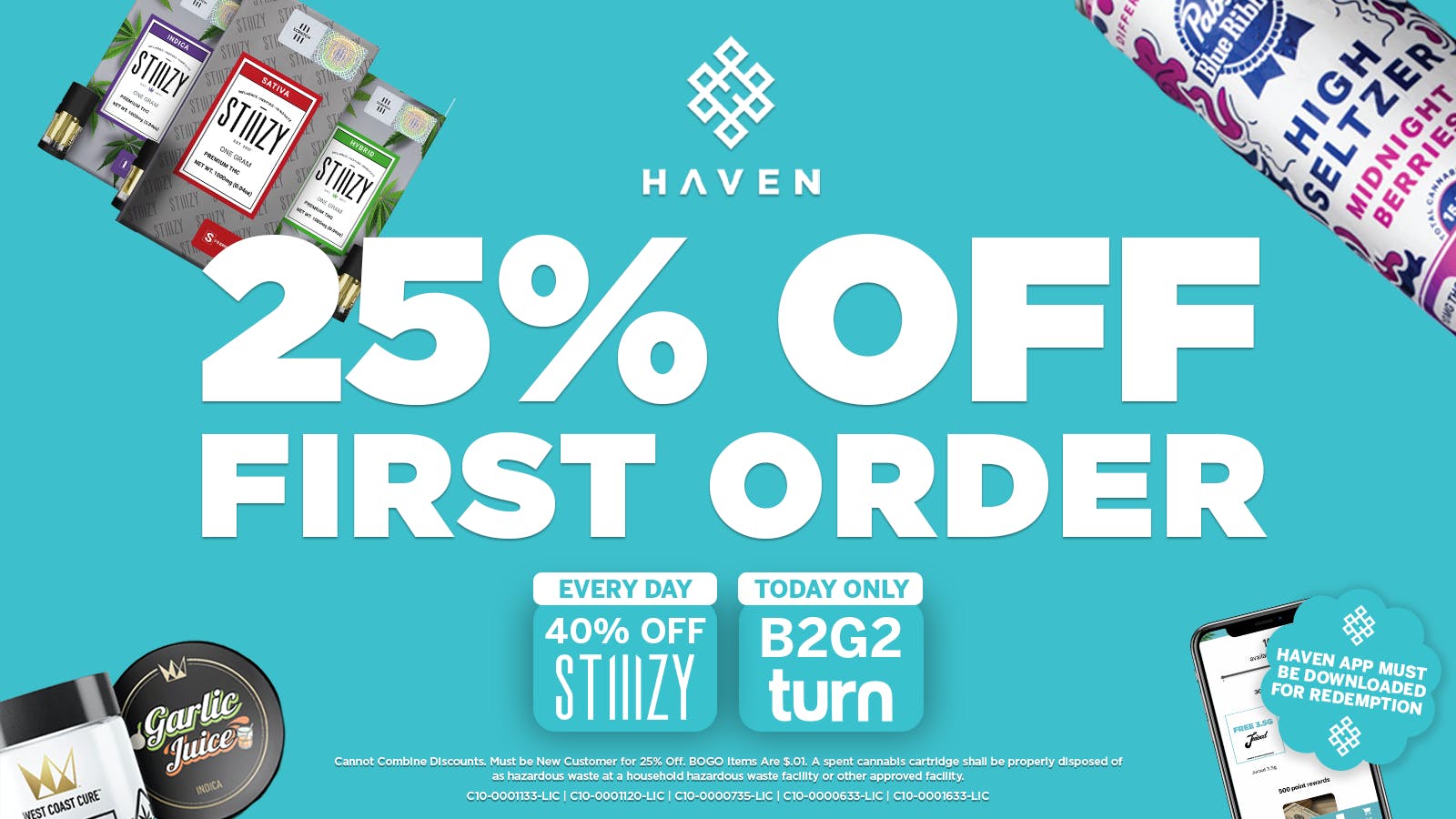 HAVEN Cannabis Marijuana and Weed Dispensary - Los Alamitos 25% Off 1st Order + Daily Deals