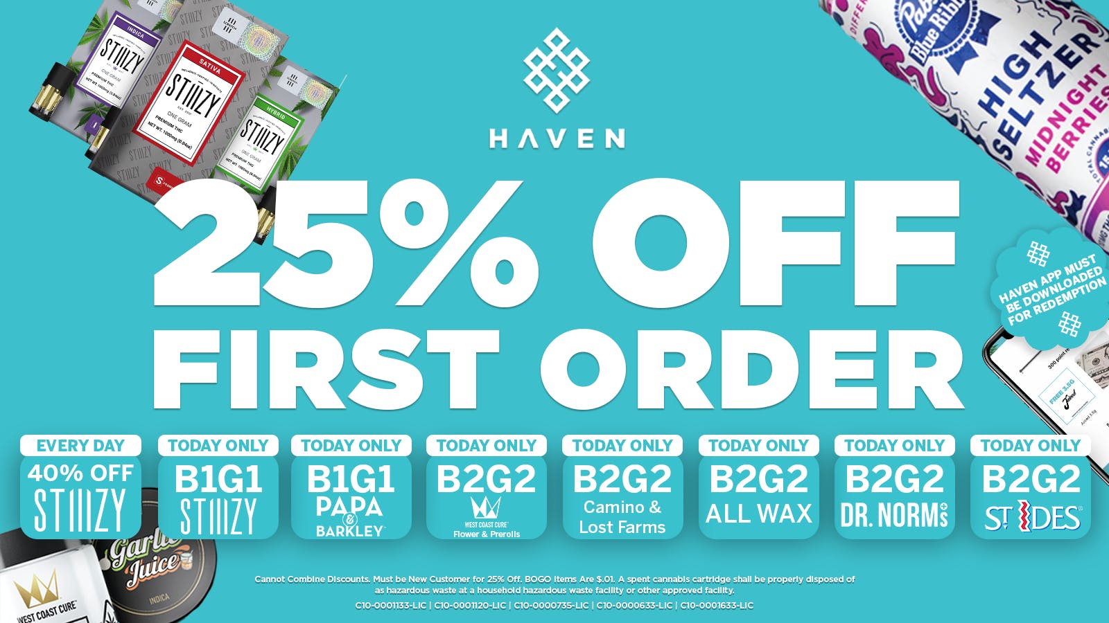 HAVEN Cannabis Marijuana and Weed Dispensary - Porterville 25% Off 1st Order + Daily Deals
