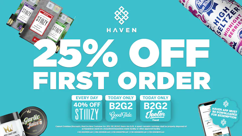 HAVEN Cannabis Marijuana and Weed Dispensary - Porterville 25% Off 1st Order + Daily Deals