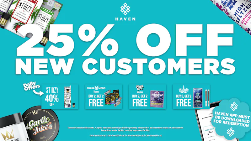 HAVEN Cannabis Marijuana and Weed Dispensary - Los Alamitos 25% Off 1st Order + Daily Deals