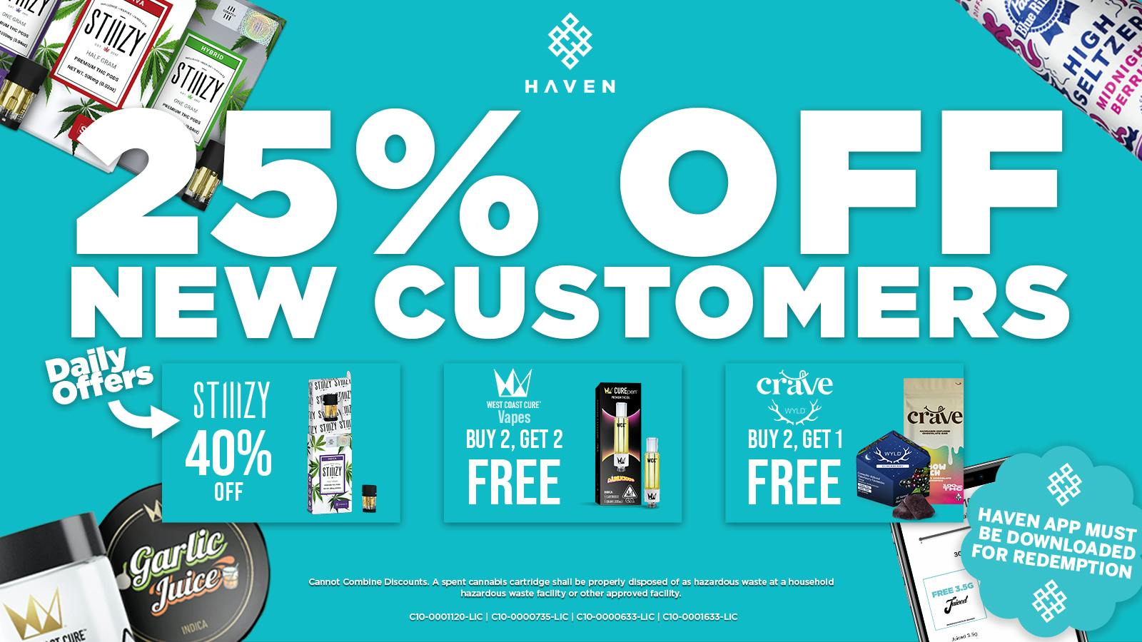 HAVEN Cannabis Marijuana and Weed Dispensary - Porterville 25% Off 1st Order + Daily Deals