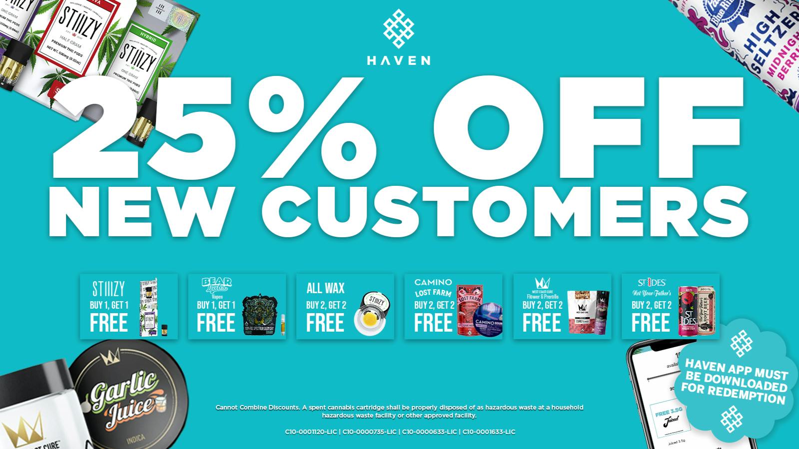 HAVEN Cannabis Marijuana and Weed Dispensary - Porterville 25% Off 1st Order + Daily Deals