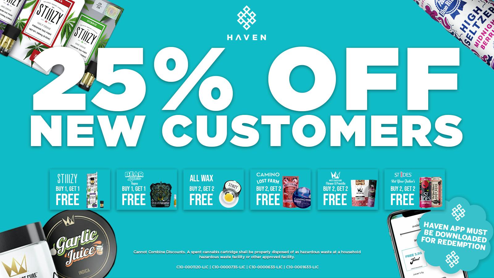HAVEN Cannabis Marijuana and Weed Dispensary - Belmont 25% Off 1st Order + Daily Deals
