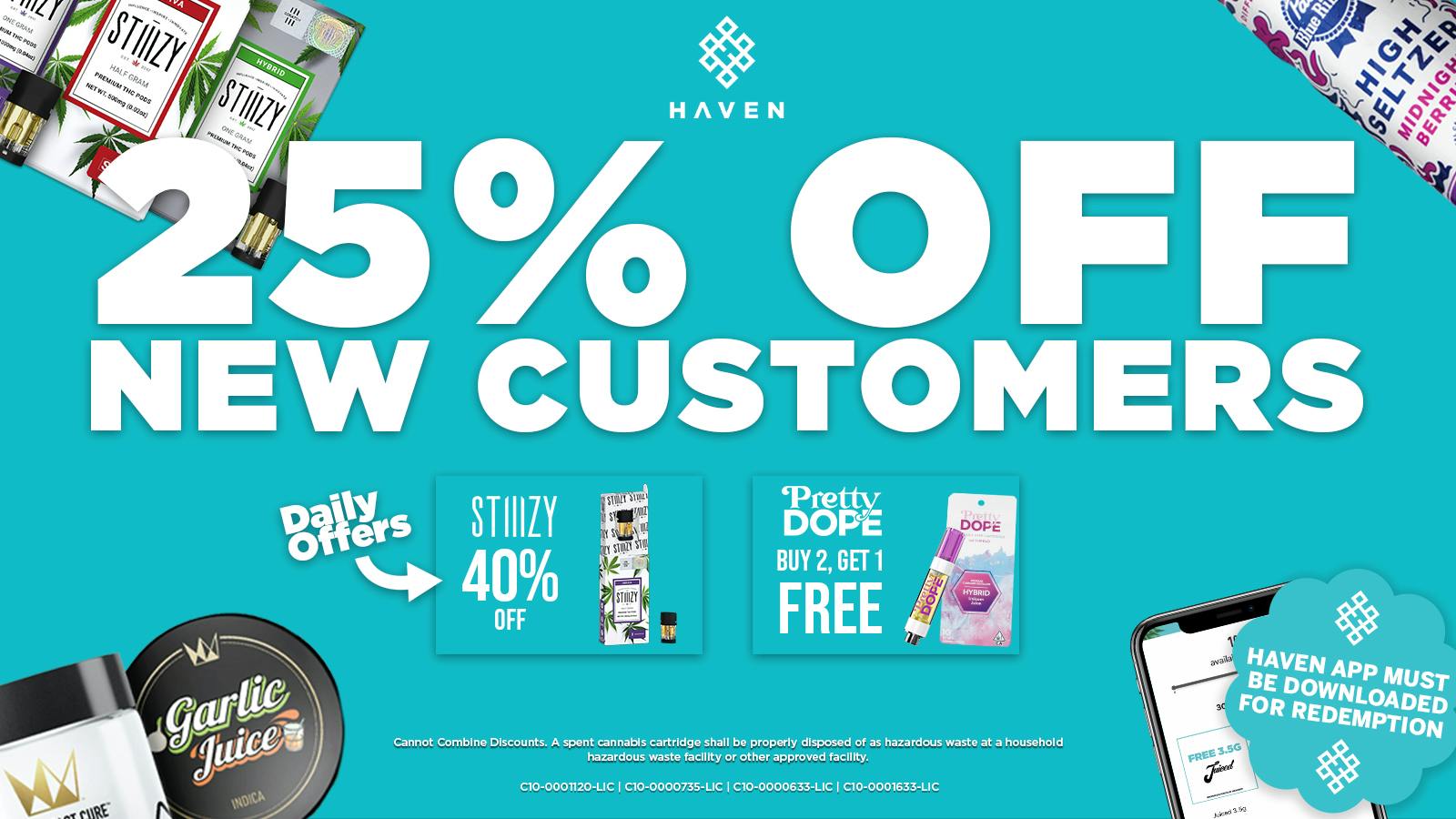 HAVEN Cannabis Marijuana and Weed Dispensary - Porterville 25% Off 1st Order + Daily Deals