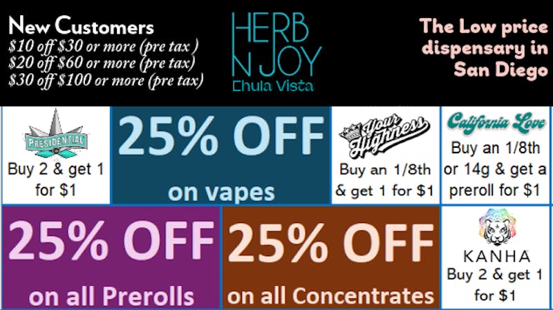 HerbNJoy - Chula Vista HerbNJoy special deals