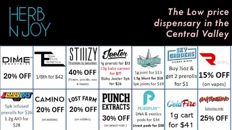 HerbNJoy - Hanford Exciting deals at HerbNJoy Hanford