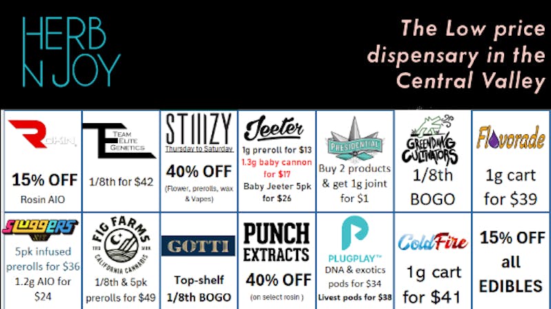 HerbNJoy - Hanford Exciting deals at HerbNJoy Hanford