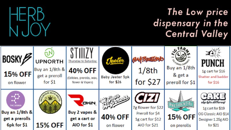 HerbNJoy - Hanford Exciting deals at HerbNJoy Hanford