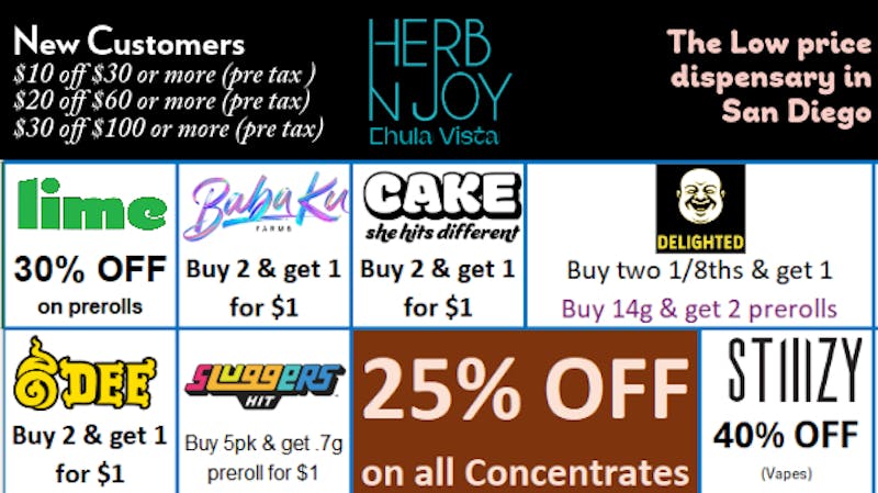 HerbNJoy - Chula Vista HerbNJoy special deals