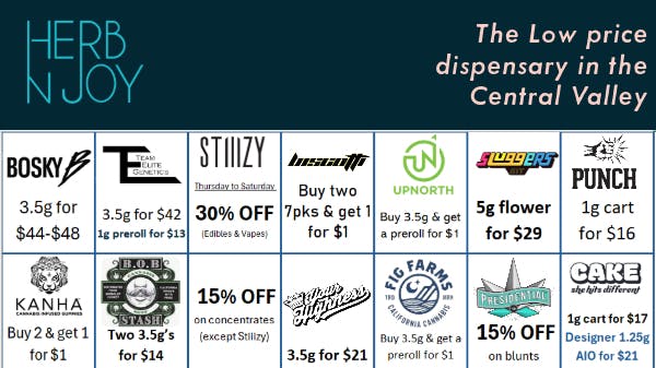 HerbNJoy - Hanford New Year's deals at HerbNJoy Hanford