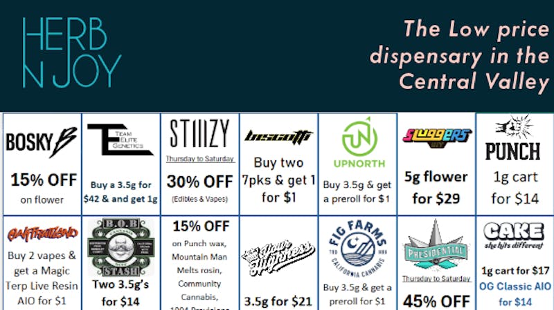 HerbNJoy - Hanford Weekly deals at HerbNJoy Hanford