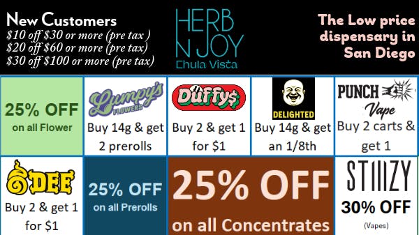 HerbNJoy - Chula Vista HerbNJoy special deals