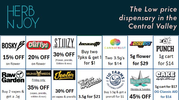 HerbNJoy - Hanford Weekly deals at HerbNJoy Hanford