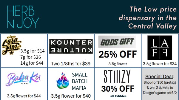HerbNJoy - Hanford Weekly deals at HerbNJoy Hanford