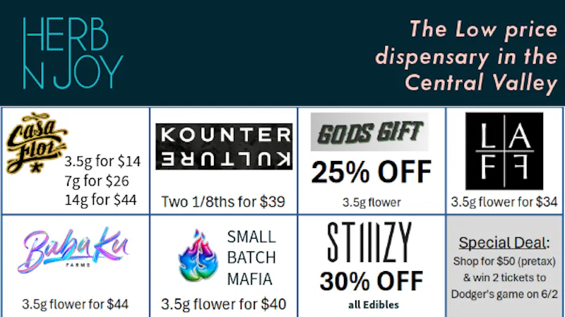 HerbNJoy - Hanford Weekly deals at HerbNJoy Hanford