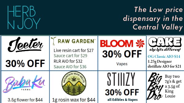 HerbNJoy - Hanford Weekly deals at HerbNJoy Hanford