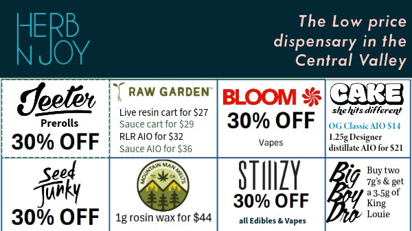 HerbNJoy - Hanford Weekly deals at HerbNJoy Hanford