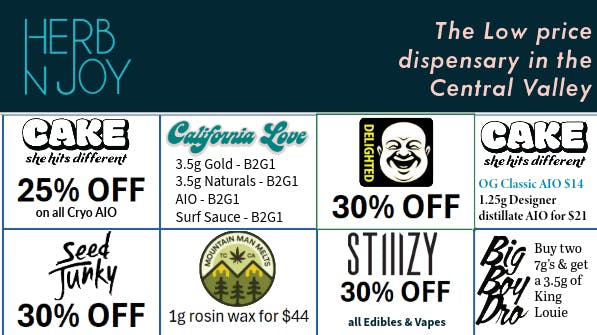 HerbNJoy - Hanford Weekly deals at HerbNJoy Hanford