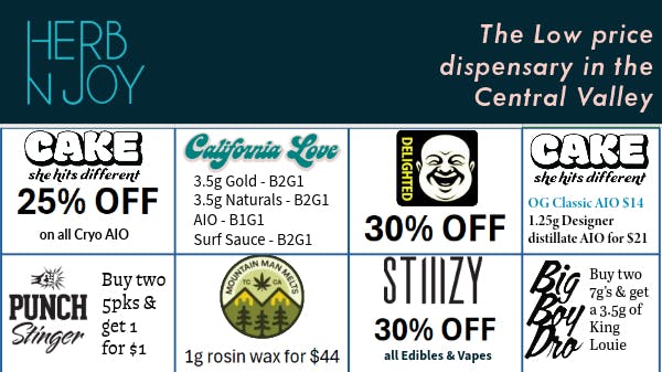 HerbNJoy - Hanford Weekly deals at HerbNJoy Hanford
