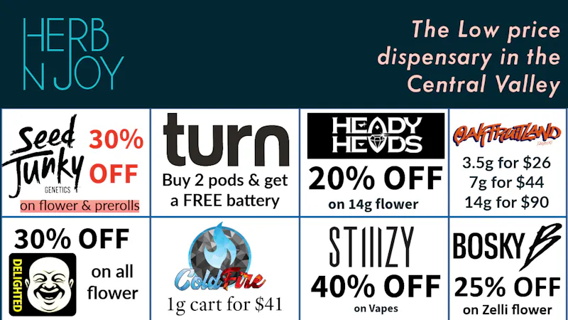HerbNJoy - Hanford Weekly deals at HerbNJoy Hanford