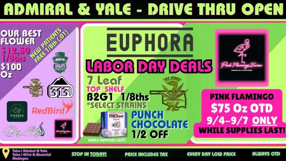 Euphora - E. 61st EVERY DAY LOW PRICING -&- ALWAYS OTD