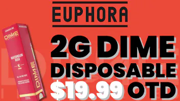 Euphora - Muskogee DIME 2G DISPOSABLE - $19.99 OTD