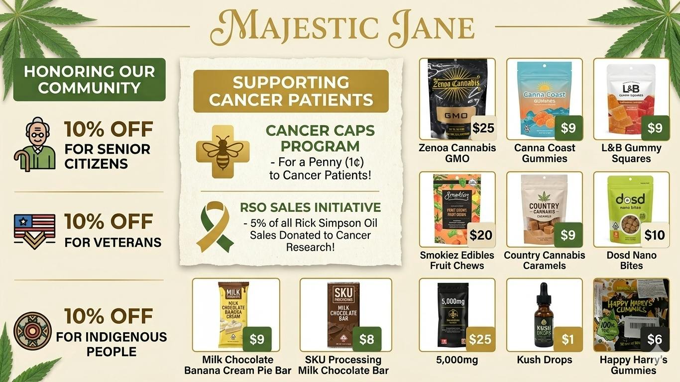 Majestic Jane We give back to our community!!