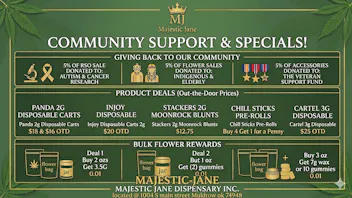 Majestic Jane 20% off 1st time out of state customer!