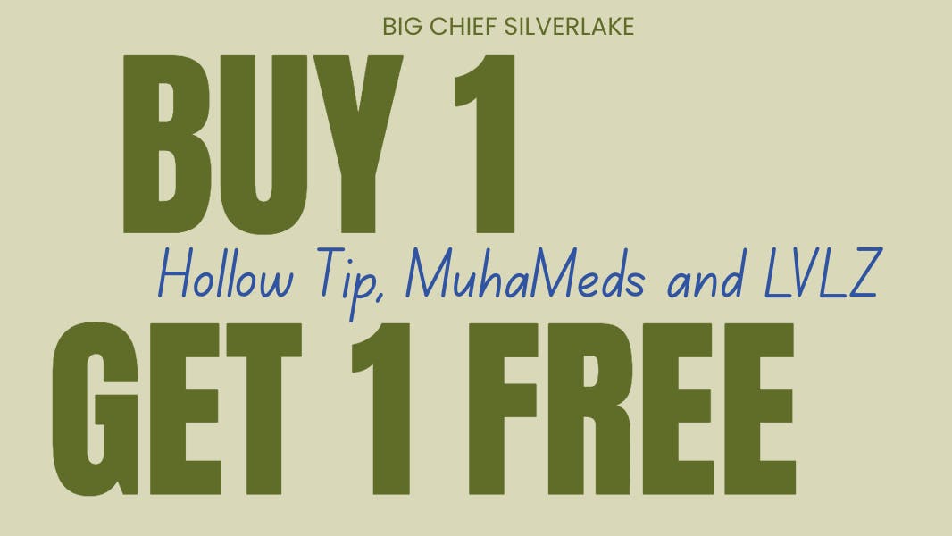 Big Chief Cannabis Dispensary 🔥 BUY 1 GET 1 FREE | Hollow Tips & LVLZ 🔥