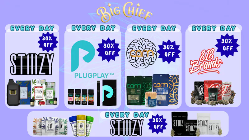 Big Chief Cannabis Dispensary EVERYDAY DEALS