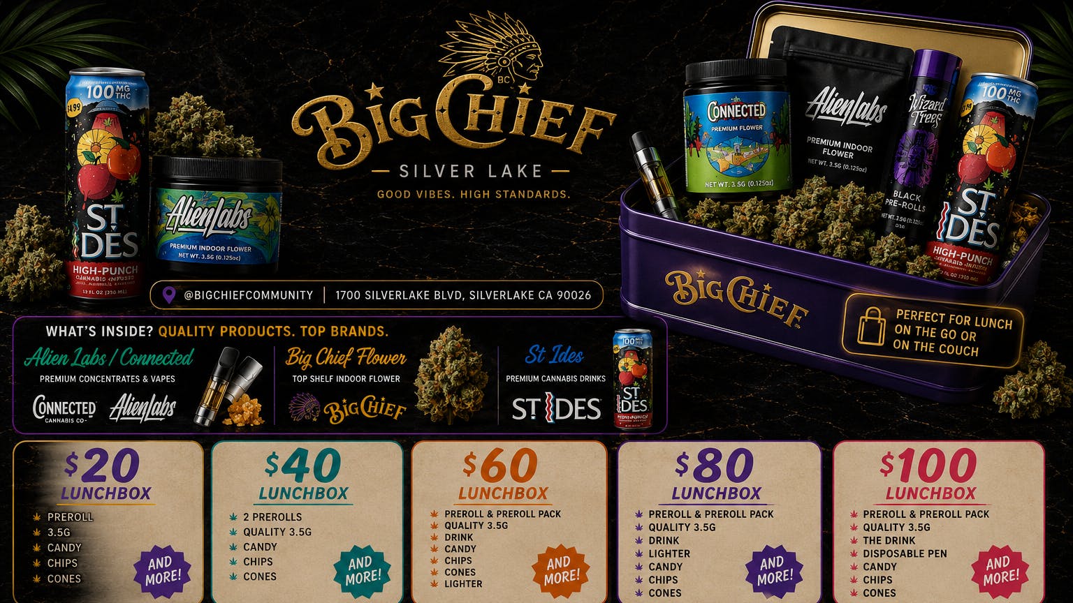 Big Chief Cannabis Dispensary 🔥 THE BIG CHIEF LUNCHBOX | STARTING AT $20 🔥