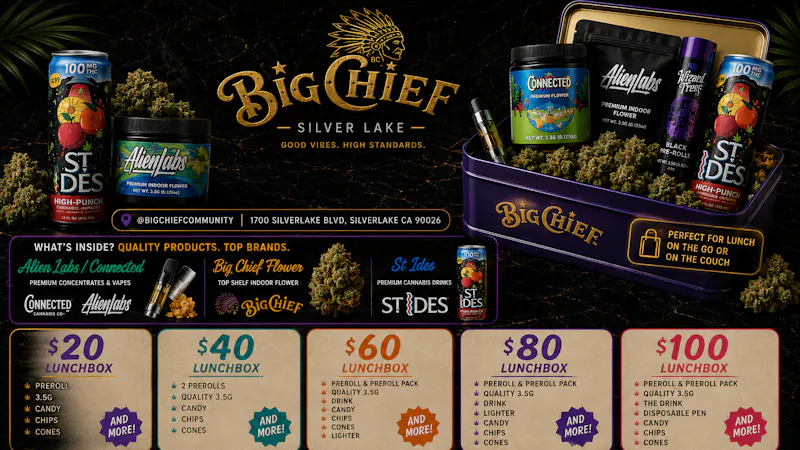 Big Chief Cannabis Dispensary 🔥 THE BIG CHIEF LUNCHBOX | STARTING AT $20 🔥