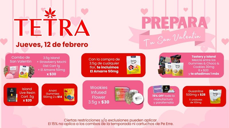 TETRA - CESAR GONZÁLEZ 💘 San Valentín hoy 💘