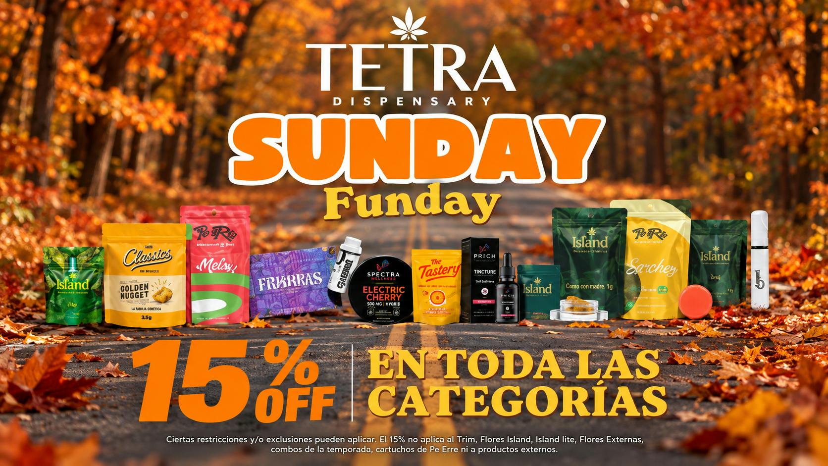 TETRA - AÑASCO Sunday Funday | %15OFF
