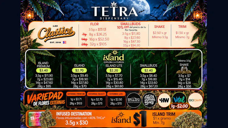 TETRA - HATO REY Especial de Flores