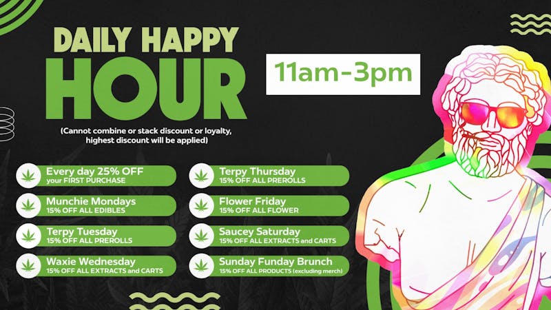 Theo Cannabis Daily Happy Hour
