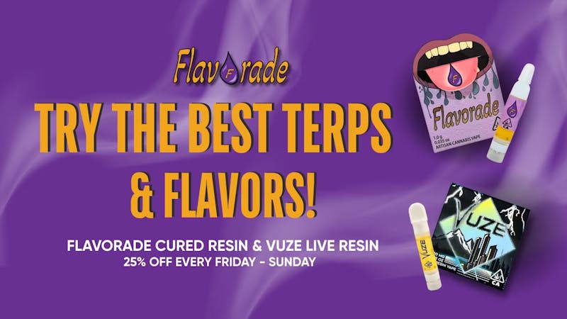 Off The Charts/BAM - Miramar Flavorade & Vuze 25% OFF