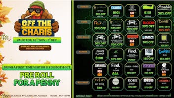 Off The Charts - New Jersey FTP 25% OFF | THANKSGIVING DEALS