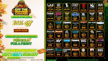 Off The Charts - Artesia Too full to move? Good. Let the weed come to you.