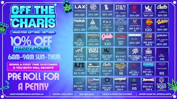 Off The Charts - Artesia Holiday deals so good, it’s lit 🎄🔥