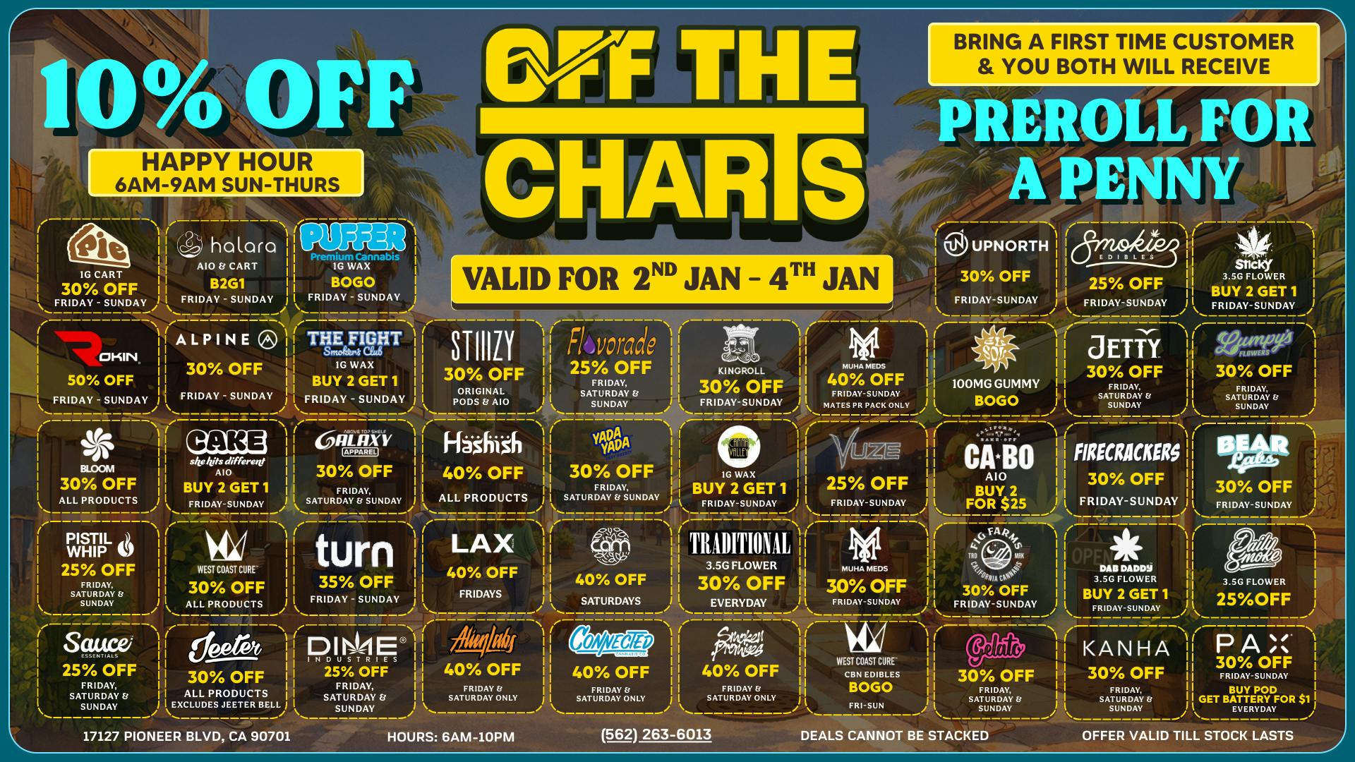 Off The Charts - Artesia NEW YEAR, SAME PLUG 🪙✨